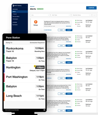 A dashboard image of the Mercury CMS